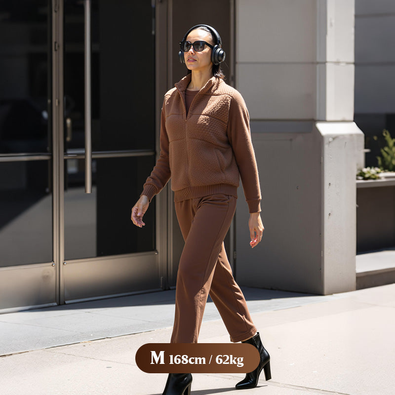 Ensemble tricot 3 pièces : chaleur, élégance et confiance tout au long de la journée ❄️