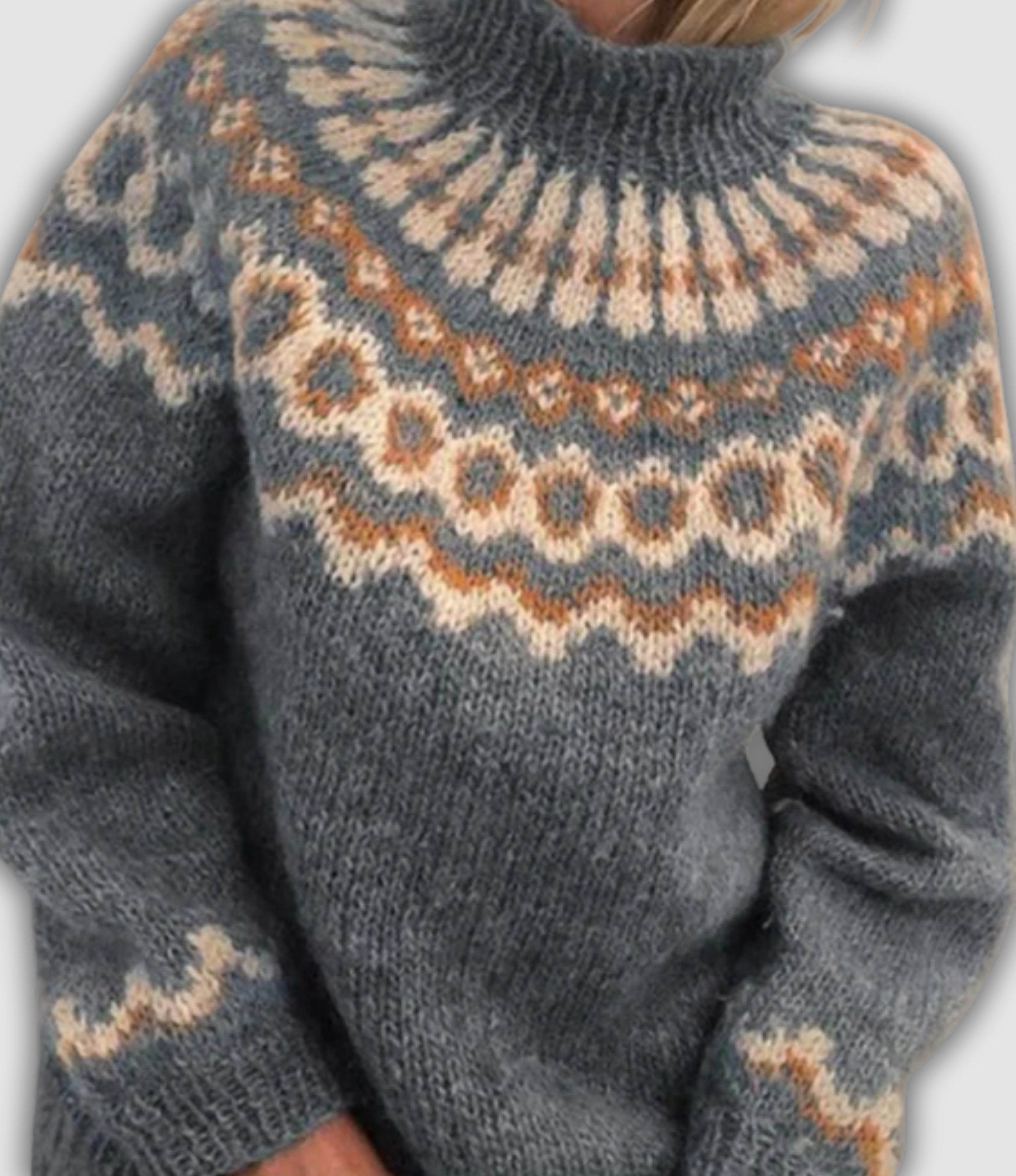 Violette | Élégant Pull à Col Roulé