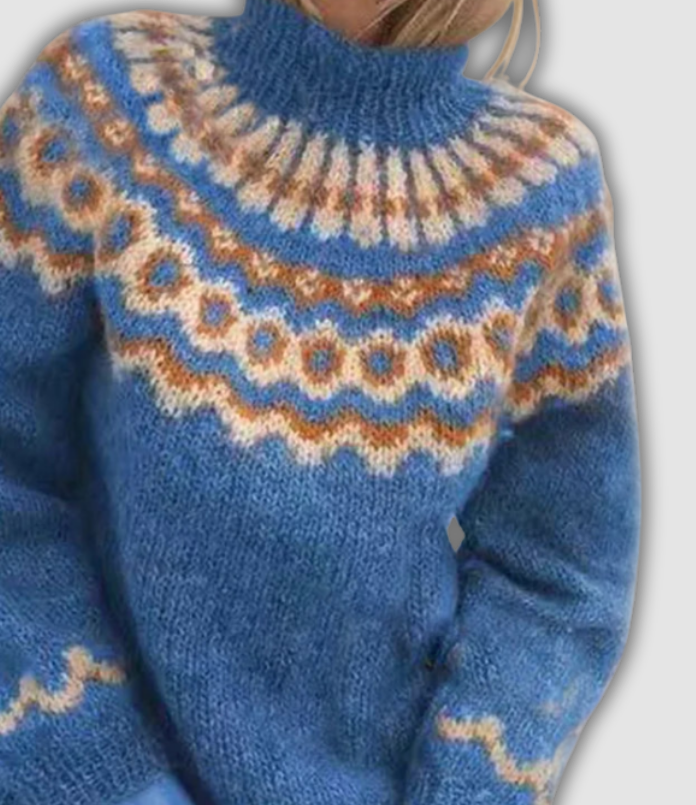 Violette | Élégant Pull à Col Roulé