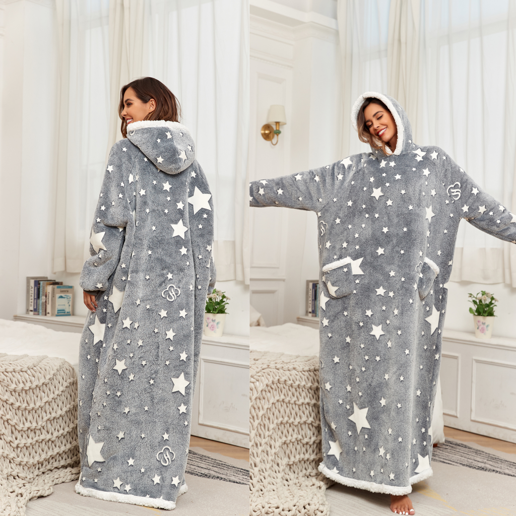 Étoile Grise Hoodie Élégance