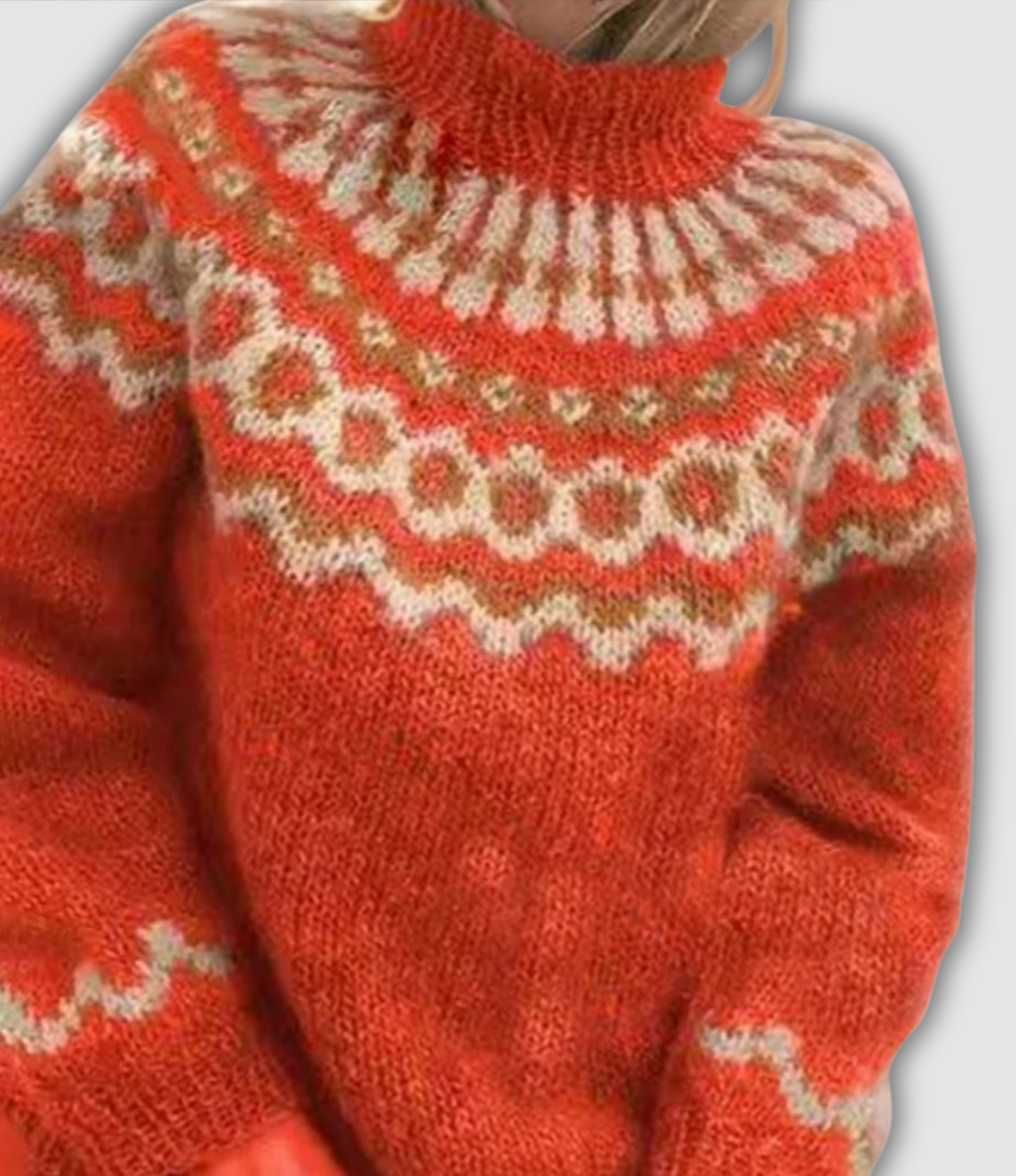 Violette | Élégant Pull à Col Roulé