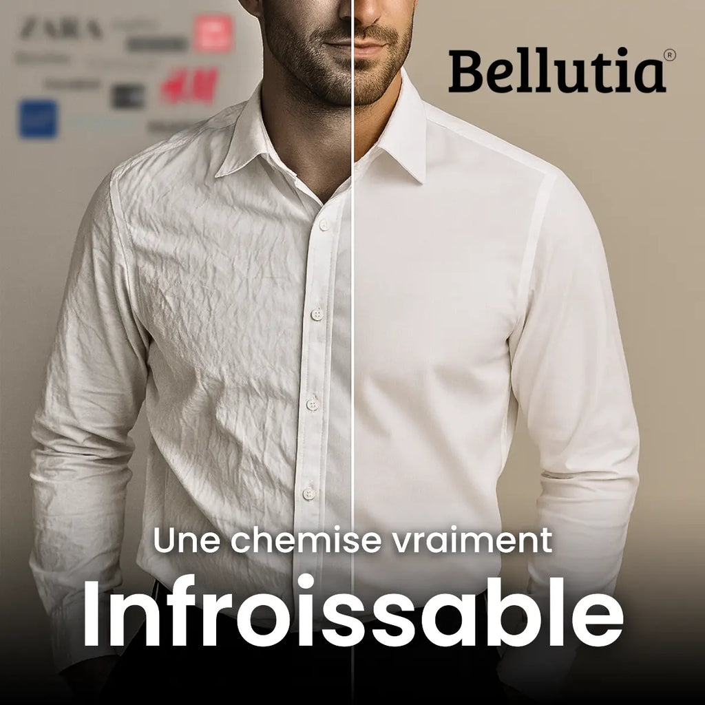 Chemise Ajustée Anti-Froissement