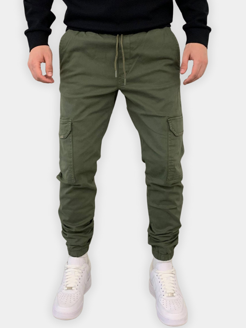 DUCHÊNE BORDEAUX™ | Jogger-Style Cargo Pants