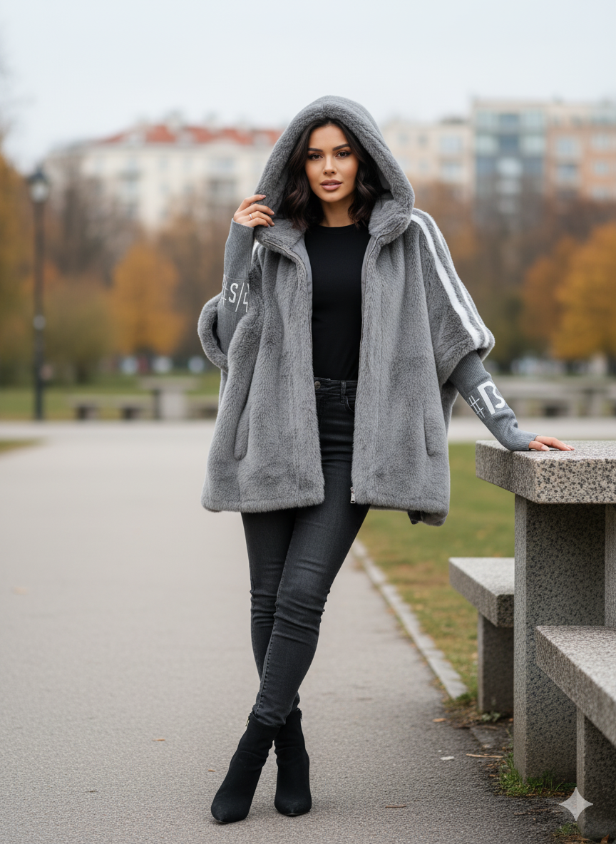 Bondella – Veste d'hiver élégante avec peluche