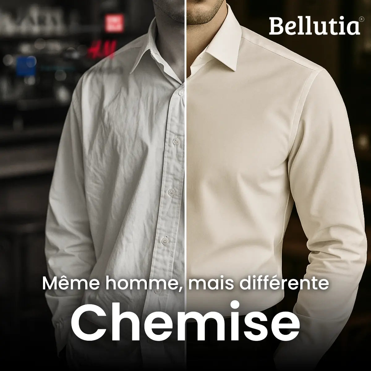 Chemise Ajustée Anti-Froissement
