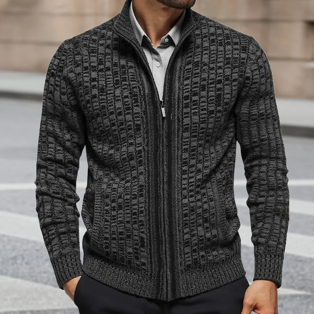 Jean - Cardigan Zippé Confortable avec Poches, Idéal pour l'Automne 2025