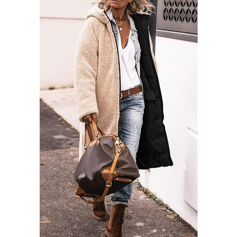 Veste Réversible Élégante pour Femmes – Manteau Chic et Confortable