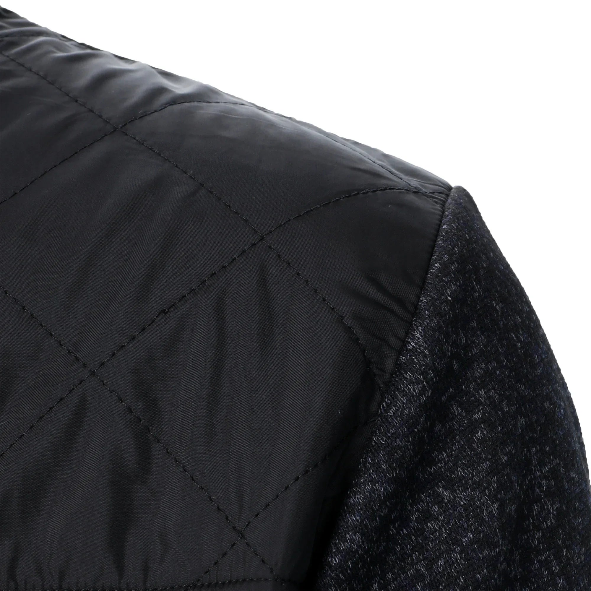 Henri – Manteau Rayé en Tricot avec Col Montant et Zip