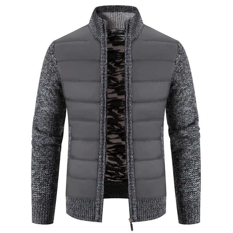 Veste d'Hiver Chic en Jean : Confort et Chaleur pour Hommes