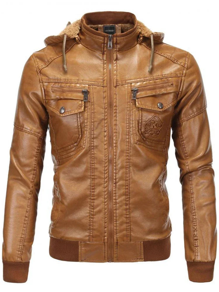 Veste en Cuir de Luxe