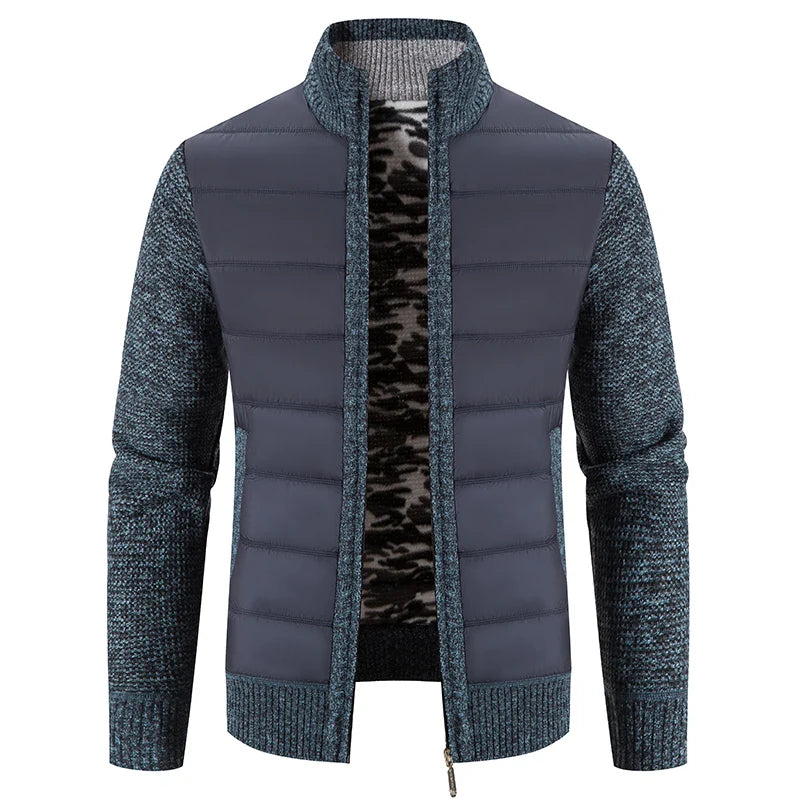 Veste d'Hiver Chic en Jean : Confort et Chaleur pour Hommes