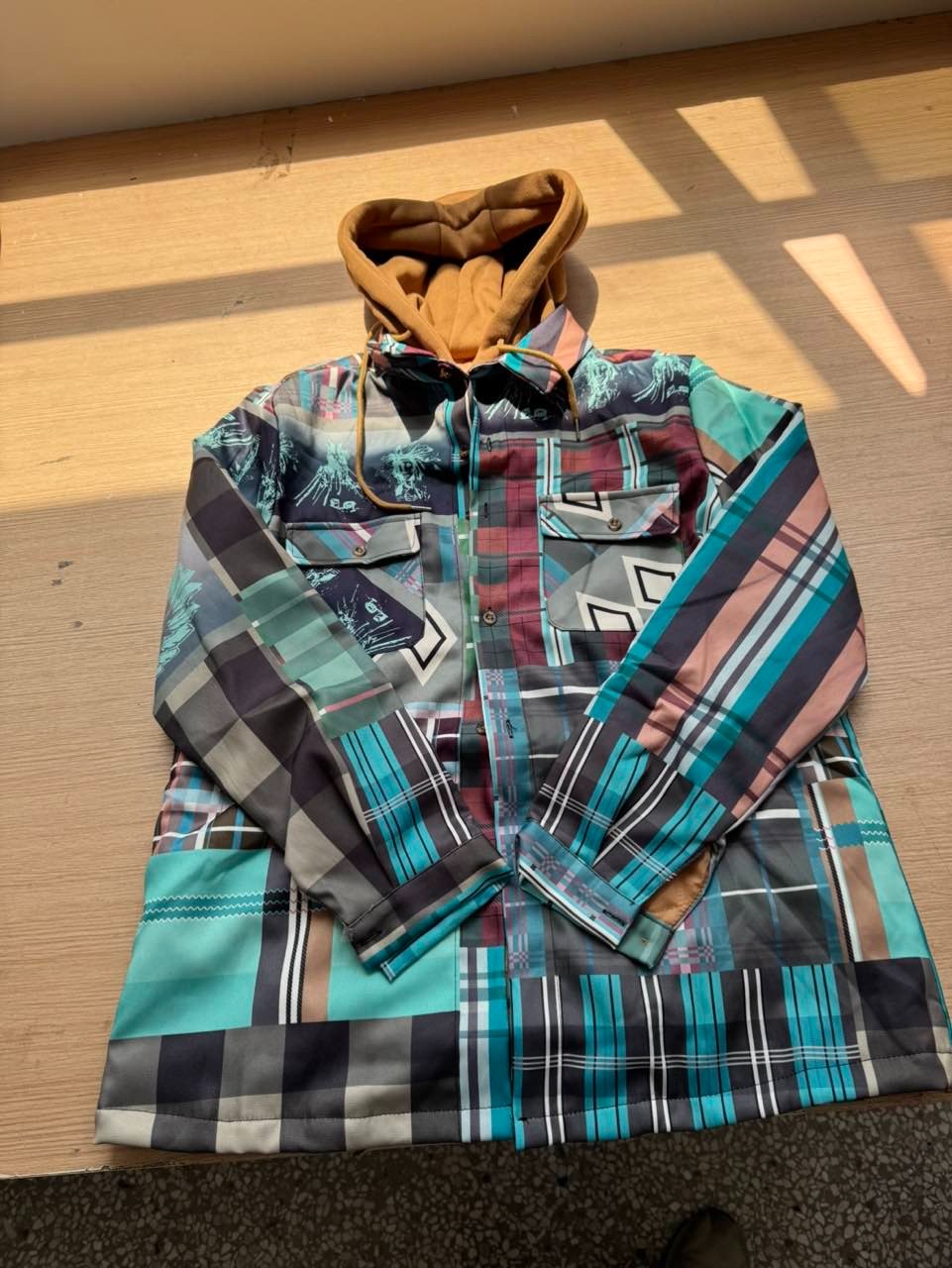 NOHR | Gilet Patchwork à Motifs Carreaux