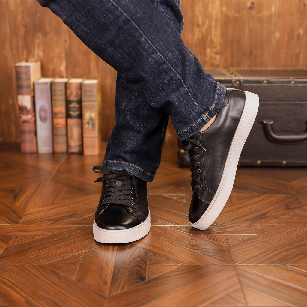 Chaussures en Cuir Basses pour Hommes
