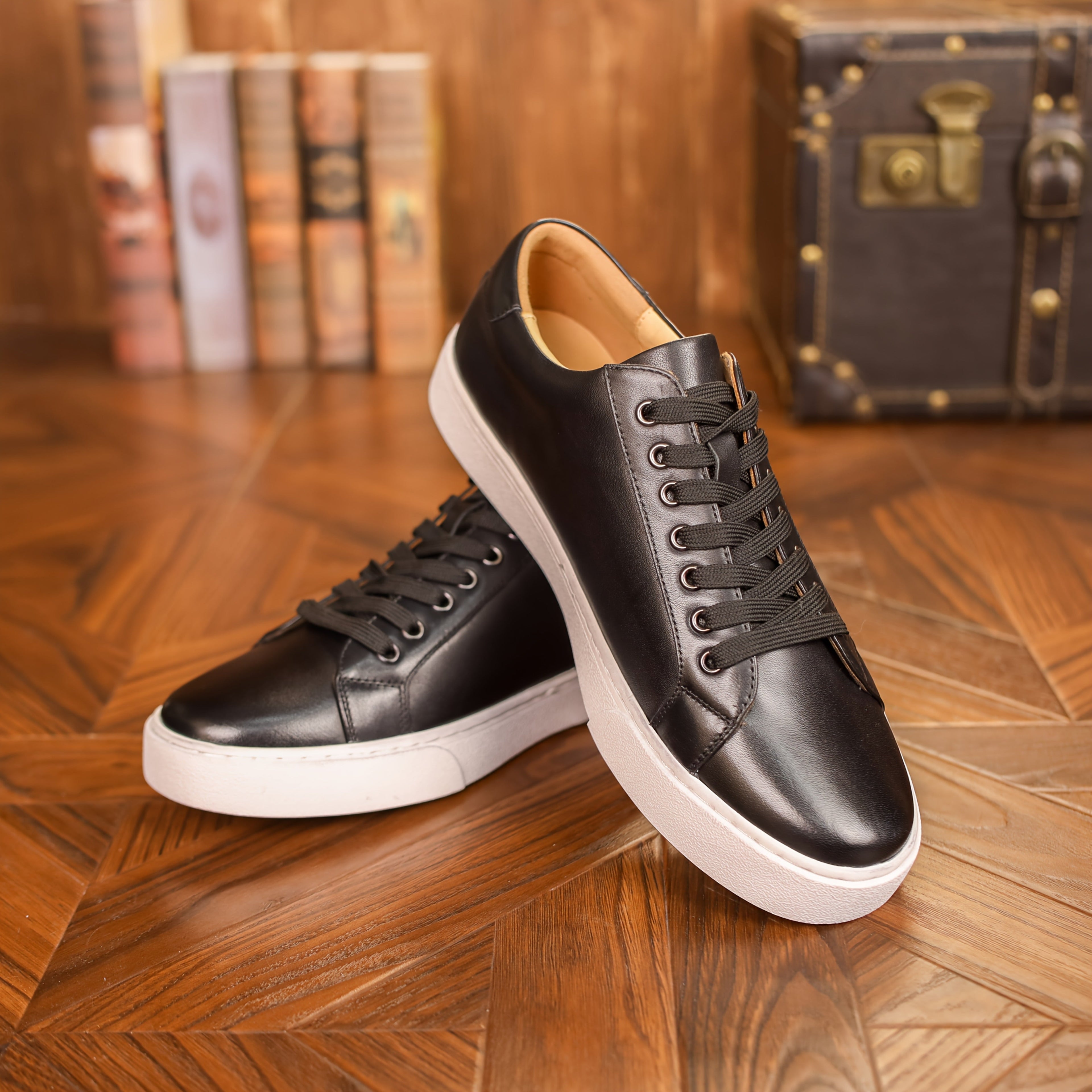 Chaussures en Cuir Basses pour Hommes