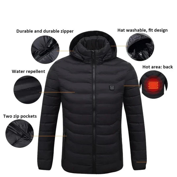Veste Chauffante de Luxe Thermi™