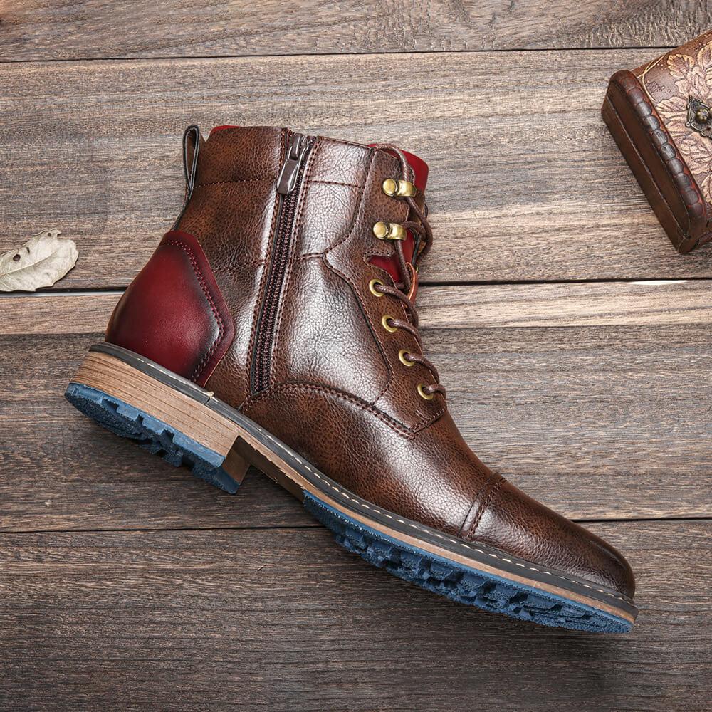 Ethan | Artisan Leather Oxford Boots